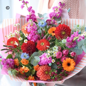 Vibrant Bouquet with Stocks